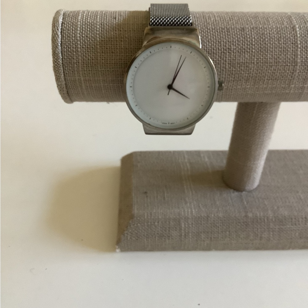 Ortz Silver Tone Mesh Bracelet Band Watch * New Battery